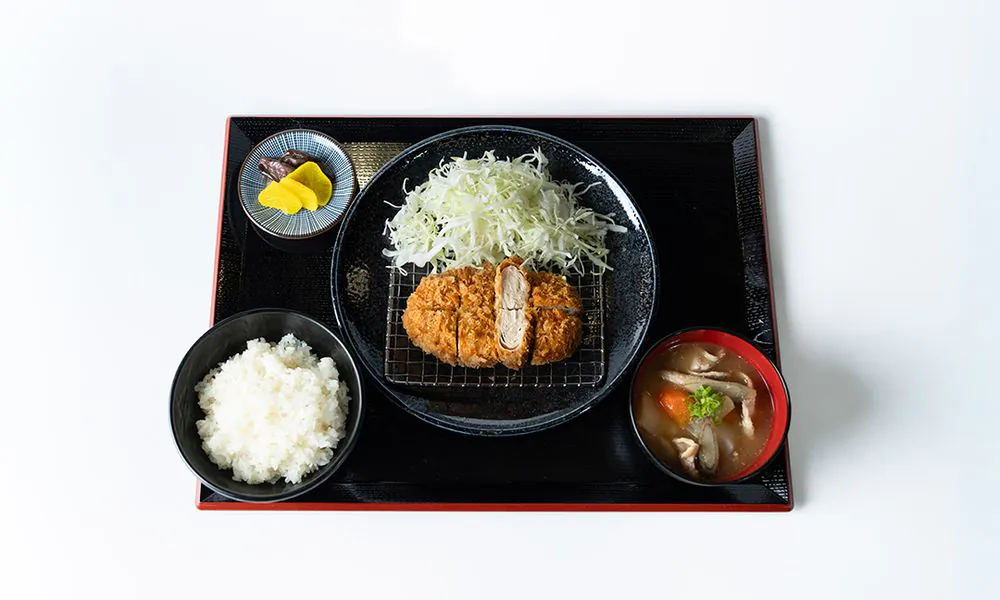 Classic crispy pork cutlet set at KimuKatsu, a Japanese Restaurant in Torrance