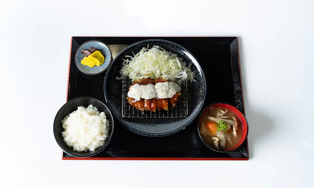 Creamy pork cutlet set at KimuKatsu, a Japanese Restaurant in Torrance